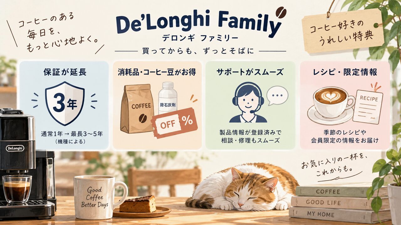 De’Longhi Familyでできること