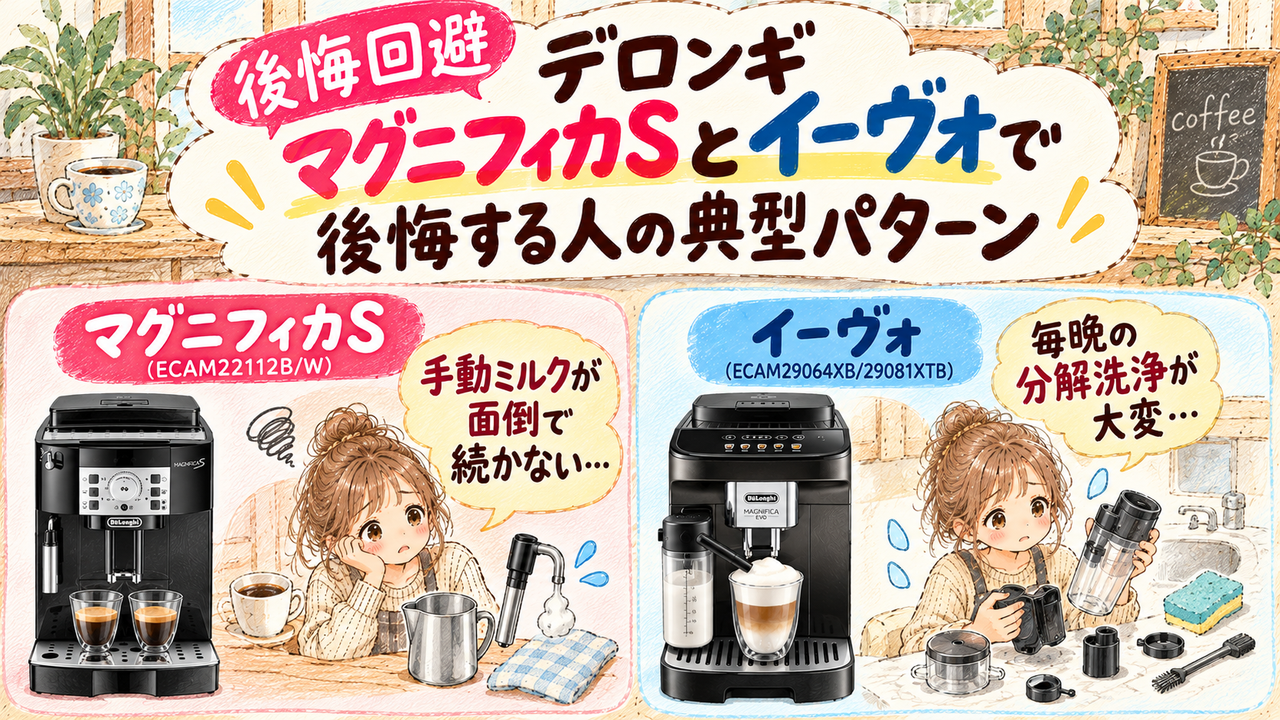 【後悔回避】マグニフィカSとイーヴォで後悔する人の典型パターン